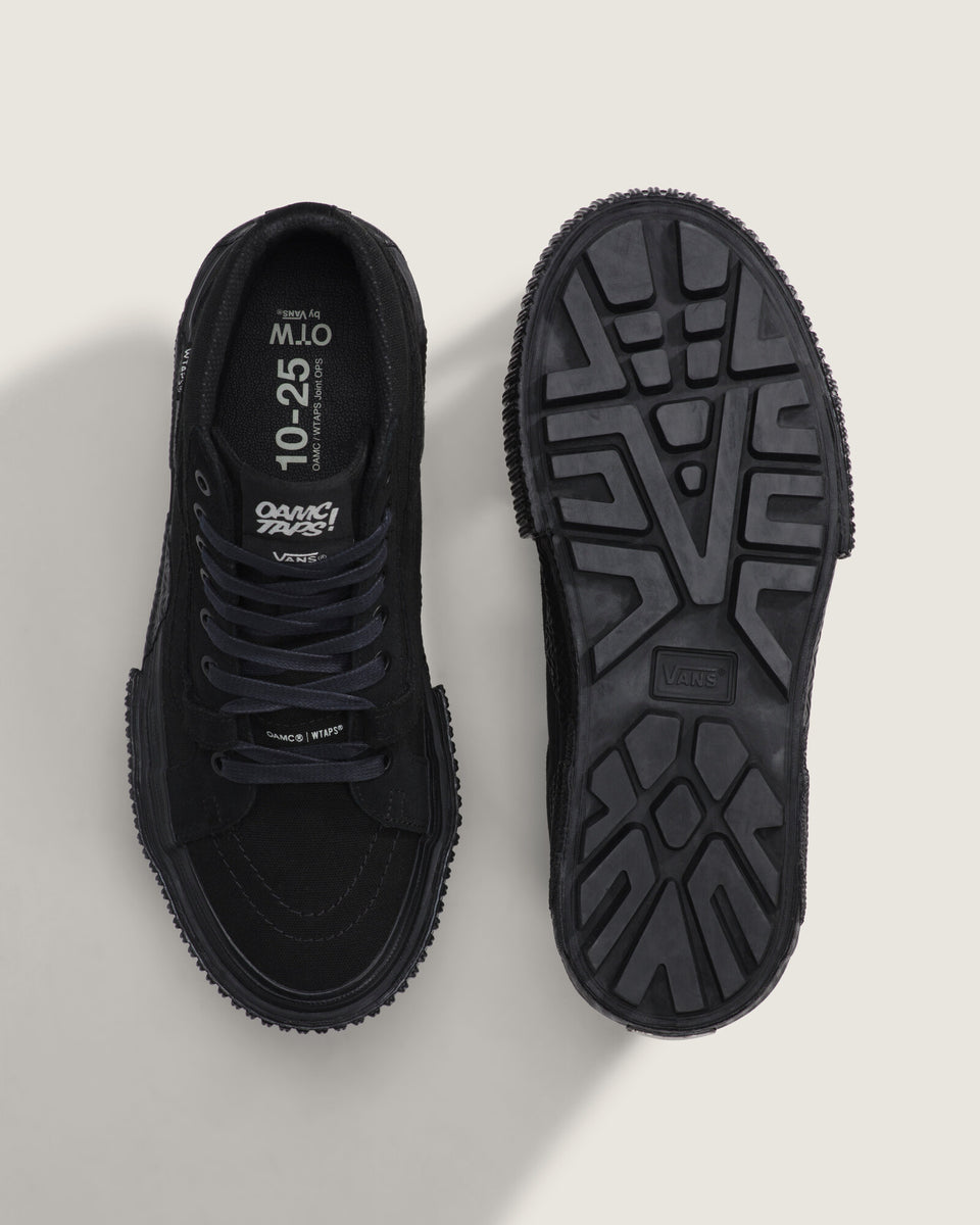 OAMC X Wtaps Vans Sk8-Hi in Black | OAMC