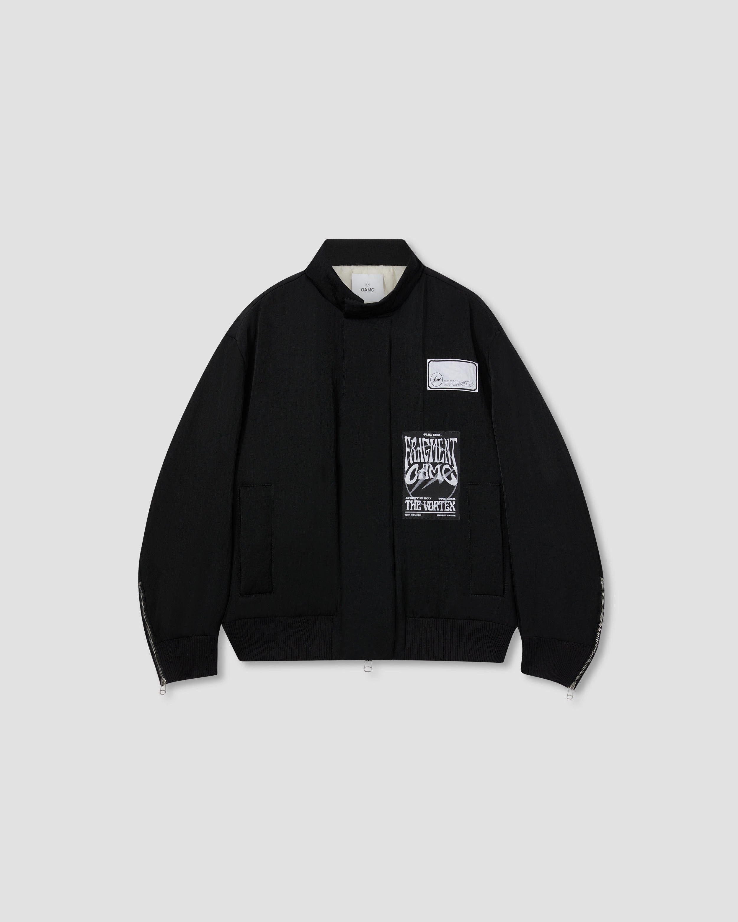 OAMC X FRAGMENT Bomber in Black | OAMC