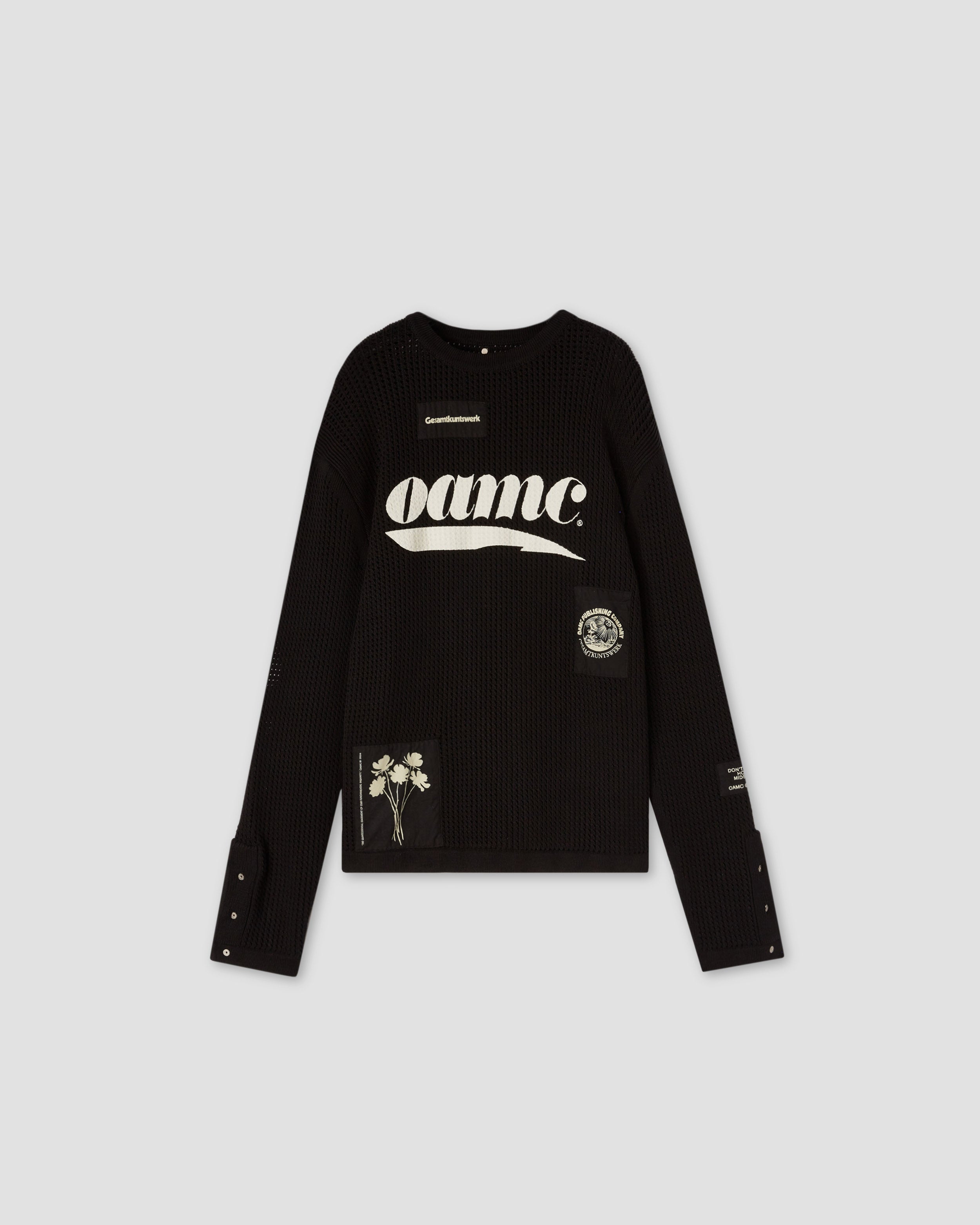 Christie Crewneck in Black| OAMC