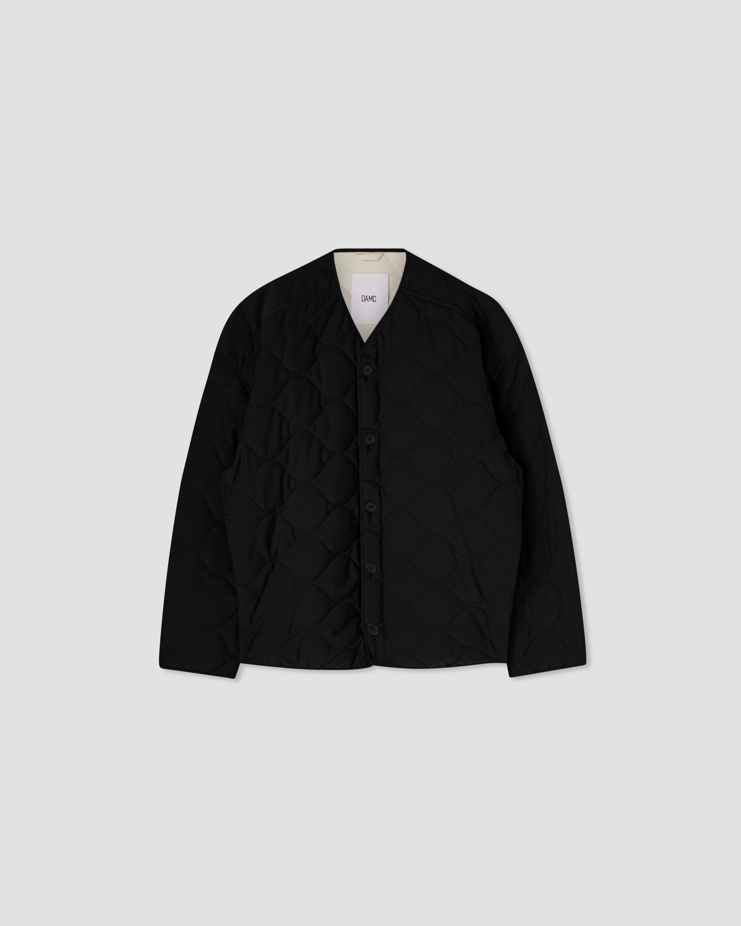 Pan Quilted Jacket in Black | OAMC